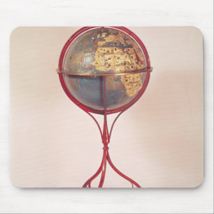 Terrestrische Kugel, den Indischen Ozean zeigend Mousepad