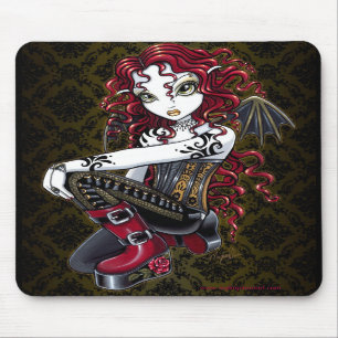 "Terri" gotische Rosen-Tätowierungs-feenhafte Mousepad
