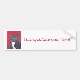 Terrier-Autoaufkleber Staffordshires Stier Autoaufkleber