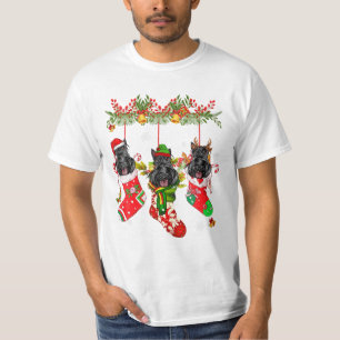 Terrier in Socks Weihnachten T-Shirt