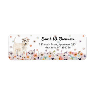 Terrier Irish Wheaten Dog Retrobrille