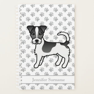 Térrier Jack Russell à poil dur noir et nom