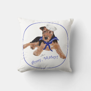 Terrier Seemannsjunge Kissen