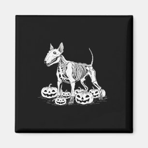 Terrier Skeleton Geburtstag Halloween Mens Womens Magnet