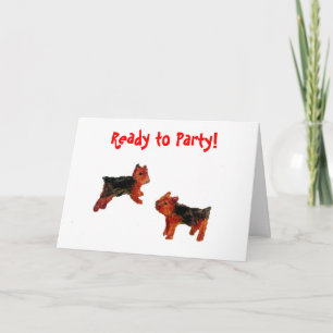 Terrier-Spaß-Hundekunst Karte