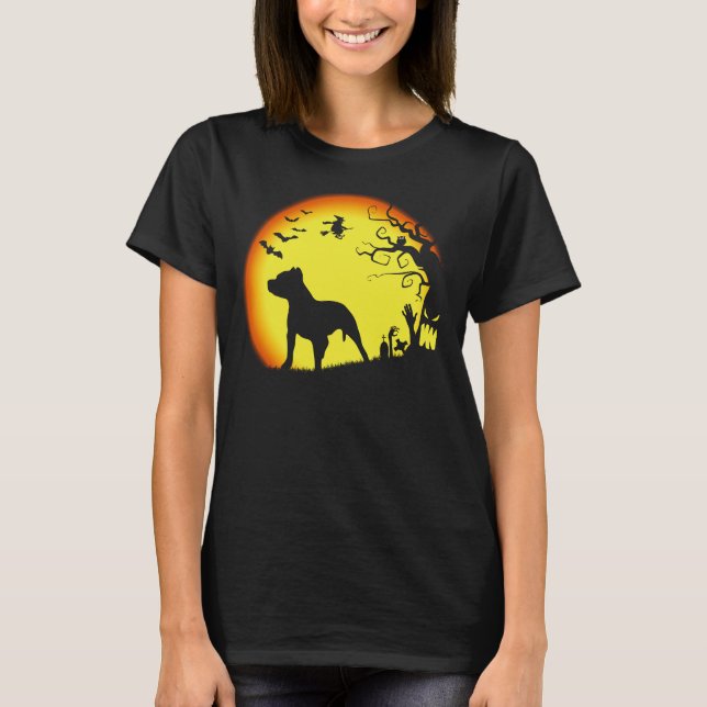 Terrier-T - Shirt Staffordshires Stier (Vorderseite)