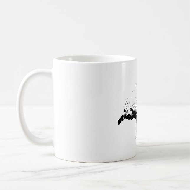 Terrier Turn, helle Kontur Kaffeetasse (Links)