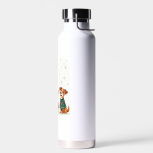 Terrier-Weihnachtschor Trinkflasche