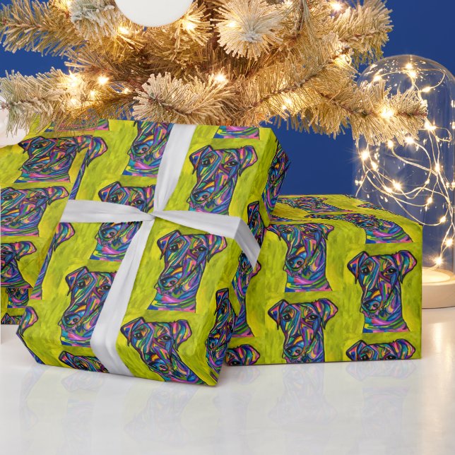 Terrier Wrapping Paper Geschenkpapier (Feiertage)