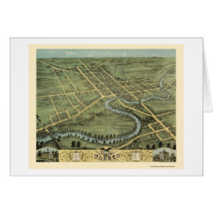 Terriers, carte panoramique de l'OH - 1870