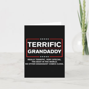 Terrific Grandaddy - Funny Donald Trump 2020 Suppo Karte