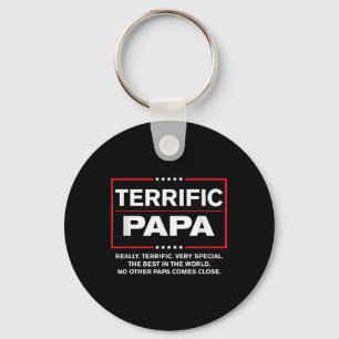 Terrific Papa - Funny Donald Trump Best Papa Schlüsselanhänger