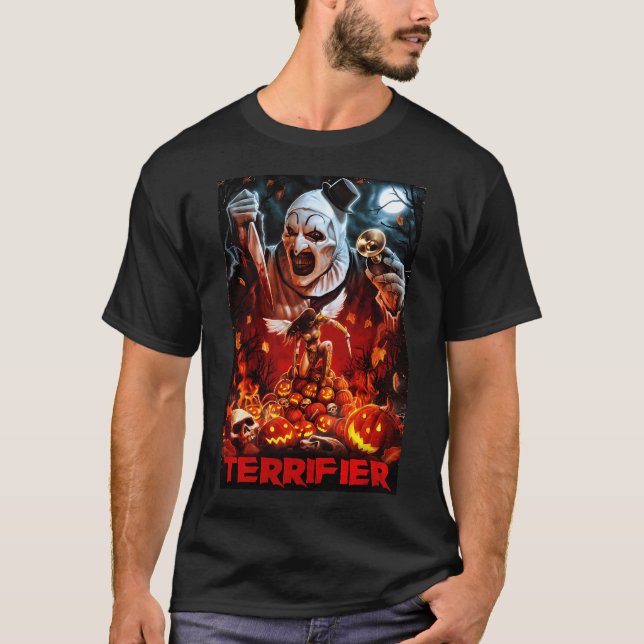 Terrifier Horror Poster T-Shirt (Vorderseite)