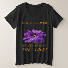 Territoriale Blume Rhode Große Größe T-Shirt