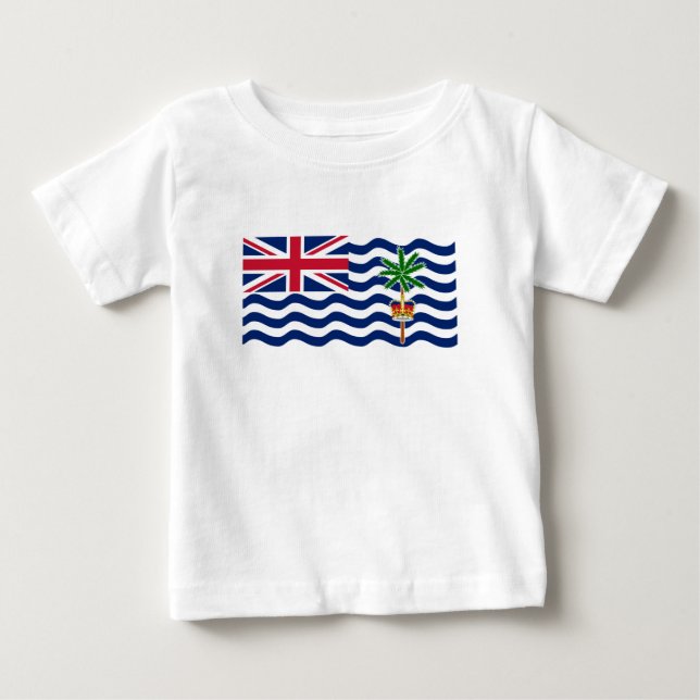 Territorialflagge des Britischen Indischen Ozeans Baby T-shirt (Vorderseite)