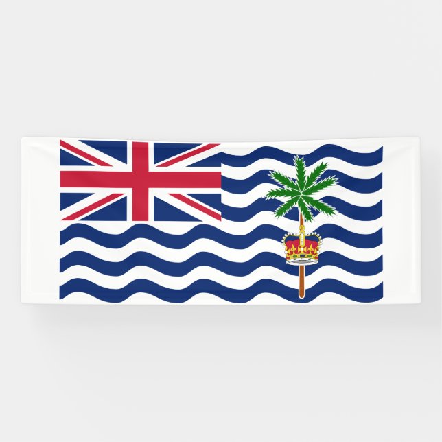 Territorialflagge des Britischen Indischen Ozeans Banner (Horizontal)