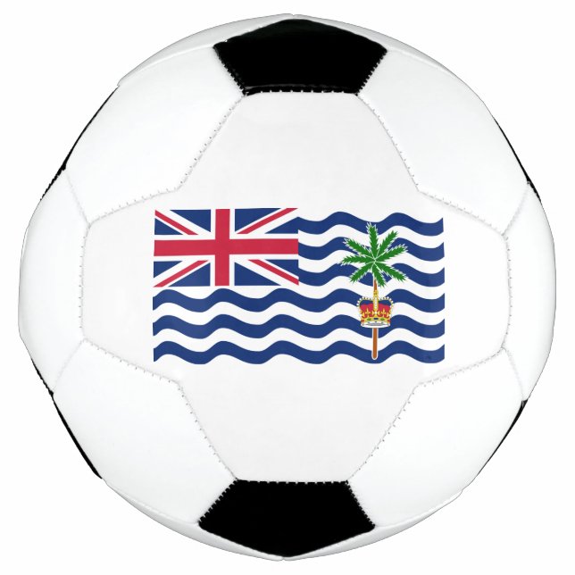 Territorialflagge des Britischen Indischen Ozeans Fußball (Vorderseite)
