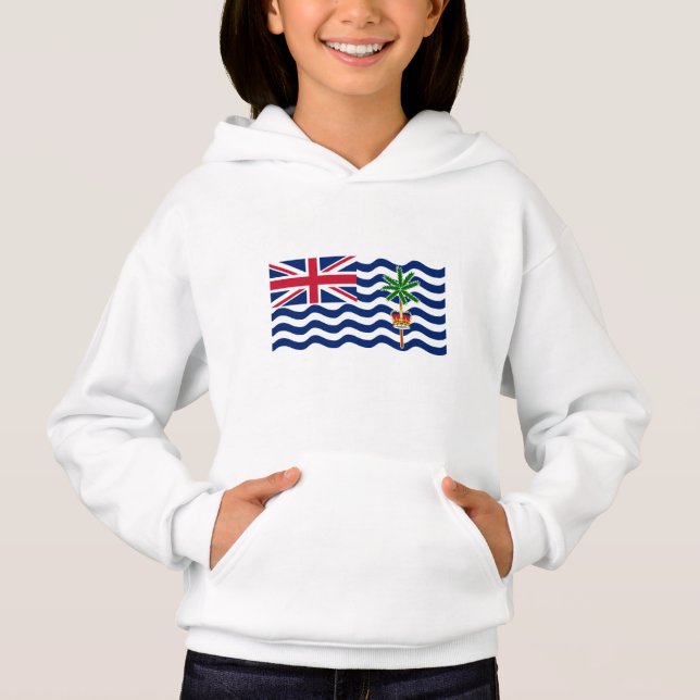 Territorialflagge des Britischen Indischen Ozeans Hoodie (Vorderseite)