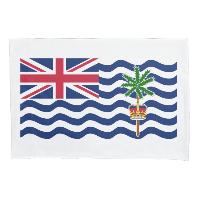 Territorialflagge des Britischen Indischen Ozeans Kissenbezug (Vorderseite)