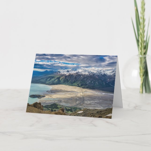 Territorialkarte des Slims River Yukon Karte (Vorderseite)