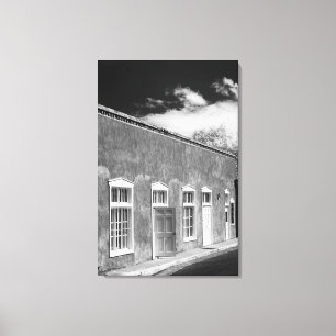 Territorialstil-Architektur, Santa Fe, New Leinwanddruck