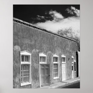 Territorialstil-Architektur, Santa Fe, New Poster
