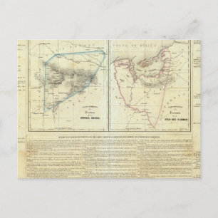 Territorios de Sierragorda e Isla del Carmen Postkarte