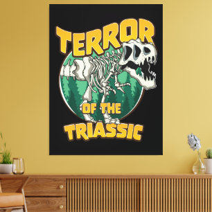 Terror der Trias Leinwanddruck