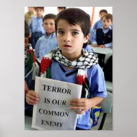 Terror ist unser gemeinsames gegnerisches Poster