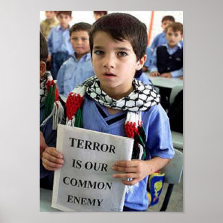 Terror ist unser gemeinsames gegnerisches Poster
