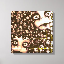 Terror twins,Haunted dolls picture canvas art Leinwanddruck