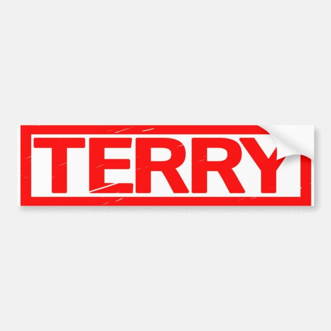 Terry Briefmarke Autoaufkleber (Vorne)