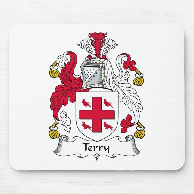 Terry-Familienwappen Mousepad (Vorne)