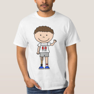 " Terry Fox Clipart - Terry Fox Zeichnend" T-Shirt