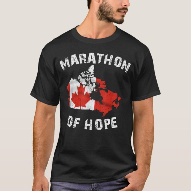 Terry Fox Marathon of Hope Canada Marathon T-Shirt (Vorderseite)