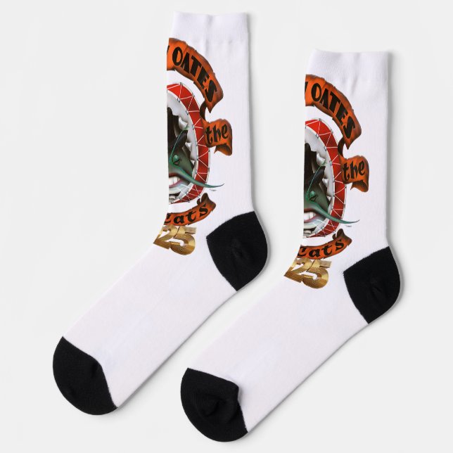 Terry Oates & the Mudcat 2025 Socks Socken (Linkes Detail)