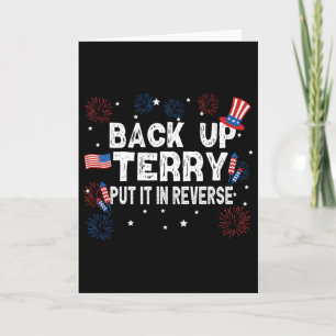 Terry-Shirt rückwärts Tragen Sie es rückwärts Lust Karte