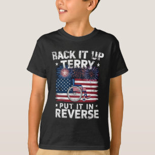 Terry zurücksetzen, Rückwärtsgang einlegen, Feuerw T-Shirt