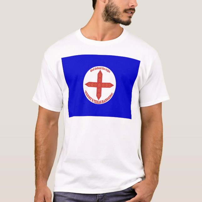Terrys Texas Rangers-Flagge T-Shirt (Vorderseite)