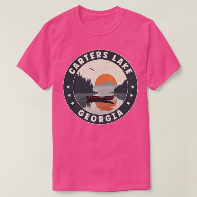 ters Lake Georgia Sunset TShirt (Design vorne)