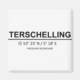 Terschelling Coordinaten - Koordination Terschelli Magnet