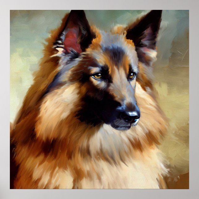 Tervuren Belgium Shepherd Dog Poster (Vorne)