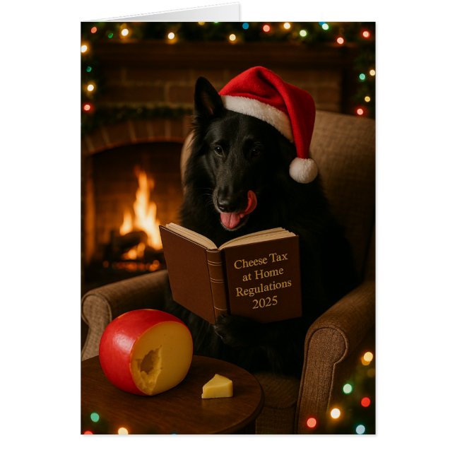 Tervuren 'Cheese Tax' Christmas card (Devant)
