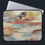 Tesiturno Laptopschutzhülle<br><div class="desc">Tesiturno I von Gabriela Villarreal. Die Linien in verschiedenen Farben werden überlagert,  um dieses einzigartige Design zu schaffen.</div>