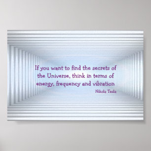 Tesla Citation Energy Metaphysic Poster