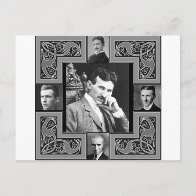 Tesla Coil Postkarte (Vorderseite)