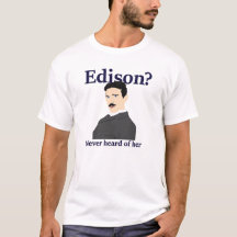 Tesla, das Edison neckt - hat von sie nie gehört
