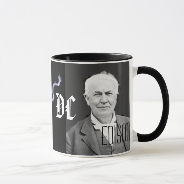 Tesla gegen Edison Tasse (Rechts)