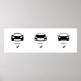 Tesla-Masterplan | Matte Poster