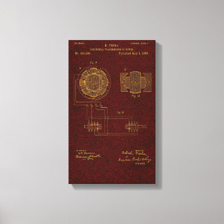 Tesla Patent 00382280 Sht 4 toile étirée Imprimer